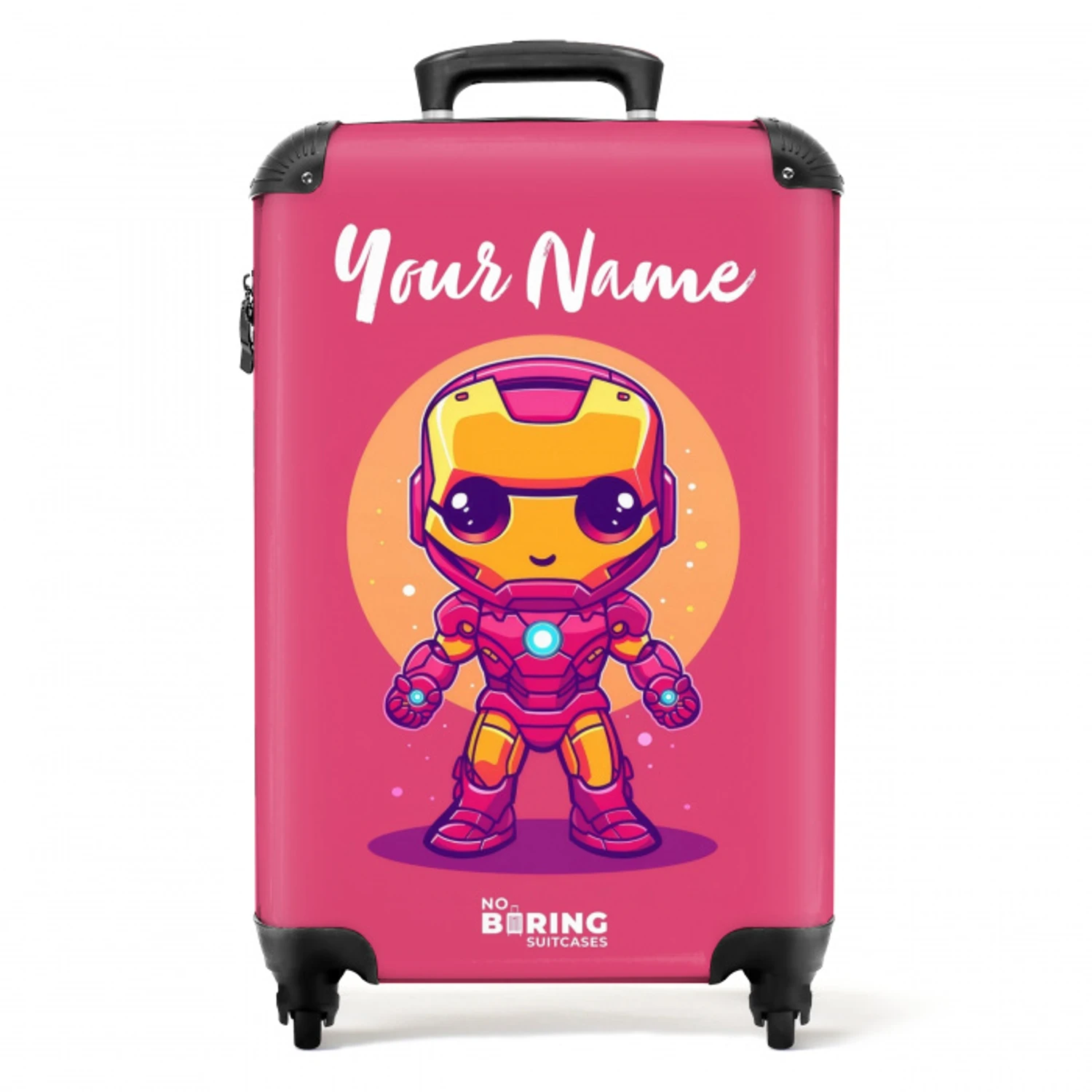 Roze ranger NBS - Handbagage koffer - Kinderen Unisex middel -productfoto_recht