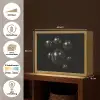 Discoballen - Minimalistisch - Zwart Light Box met batterij (Wandlamp) middel -USP_websiteoverzichtNL