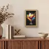 Wijn - Glas - Graffiti - Borrel - Rood - Verf Light Box met kabel (Tafellamp) klein -sfeer2