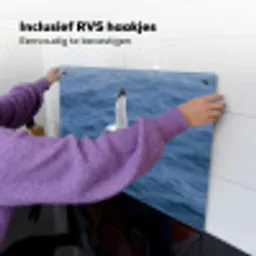 Zeemeeuw - Oceaan - Blauw Inductie beschemer met haakjes klein -ky-ophangen-nl