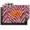 New era - Bordeaux - Zebraprint Inductie beschemer met haakjes klein -3d