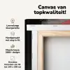 Meisje - Kunst - Paraplu - Graffiti - Kleuren - Muur canvas 2cm klein -zzzsfeer2_topdoek
