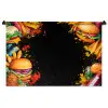 Fastfood - Graffiti - Hamburger - Eten - Modern Wandkleed katoen middel -zz3d