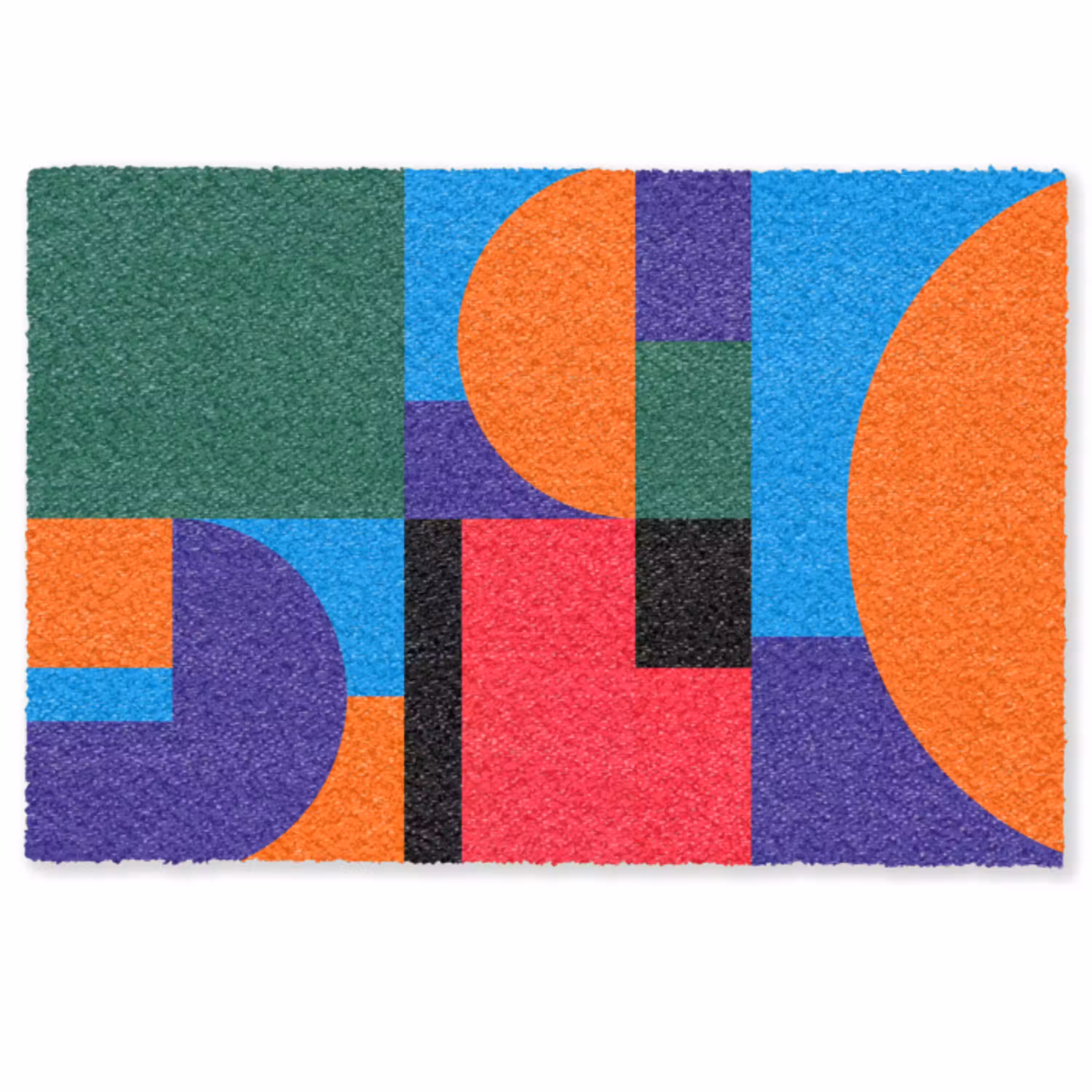 Geometrisch - Abstract - Vormen - Kleurrijk - Modern Deurmat klein -zkaufland3d