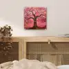 Boom - Levensboom - Roze - Goud plexiglas 5mm klein -sfeer4