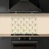Ornament - Barok - Goud keuken achterwand spatscherm klein 900 -sfeer1