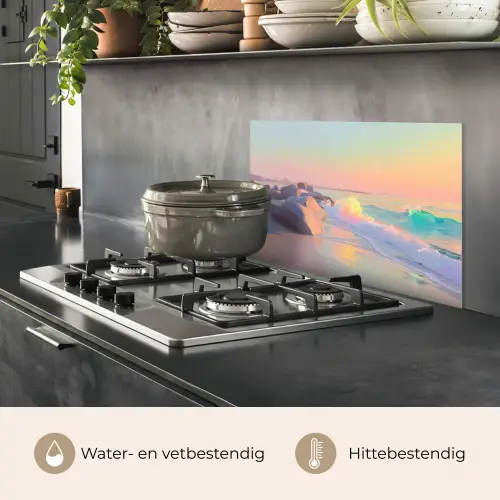 Zomerlicht - Strand - Fonkelende accenten keuken achterwand spatscherm klein -usp_NL