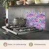 Regenbogen - Bloemen - Kleurrijk - Wolken keuken achterwand spatscherm klein -usp_NL