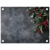 Winter - Hulst - Kerst - Beton tuinposter los doek klein -3d