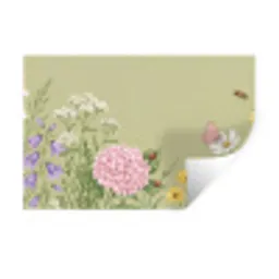 Botanisch - Bloemen - Kleurrijk Muursticker klein -3d