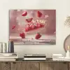 Aardbei - Taart- Eten - Roze PET vilt klein -sfeer1