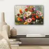 Vrolijk boeket - Dynamisch - Subtiele kleurspatten canvas 2cm klein -sfeer6