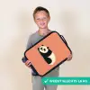Panda - Slaap - Oranje Kinderkoffer - Zwart klein -sfeer4_NL