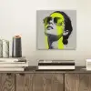 Vrouw - Bril - Verf aluminium wit klein -sfeer1