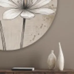 Modern - Design - Wit Akoestische PET Vilt - Rond klein -sfeer5_closeup