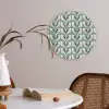 Retro - Modern - Groen Akoestische PET Vilt - Rond klein 838 -sfeer3