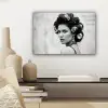 Edgy - Vrouw - Zwart - Wit canvas 2cm klein -sfeer6