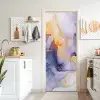 Marmer - Paars - Lila - Goud - Abstract deurposter klein -sfeer5