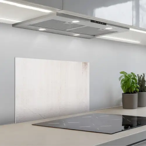 Beton - Muur - Wit keuken achterwand spatscherm klein -3d_schuin