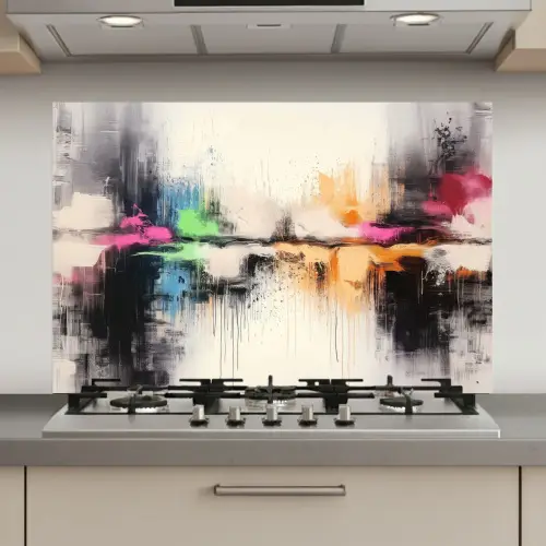 Abstract - Kleurexplosie - Landschap keuken achterwand spatscherm klein -3d_website