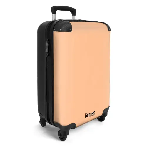 Zachte perzikoranje tint NBS - Handbagage koffer - Kinderen Unisex middel -productfoto_3d