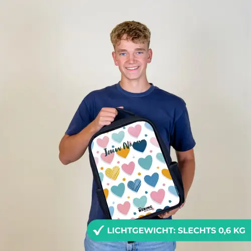 Hartenpatroon Rugzak - Zwart middel -sfeer7_NL