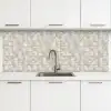 Tegels - Natuurlijk - Grijs keuken achterwand 2 middel 871 -3d