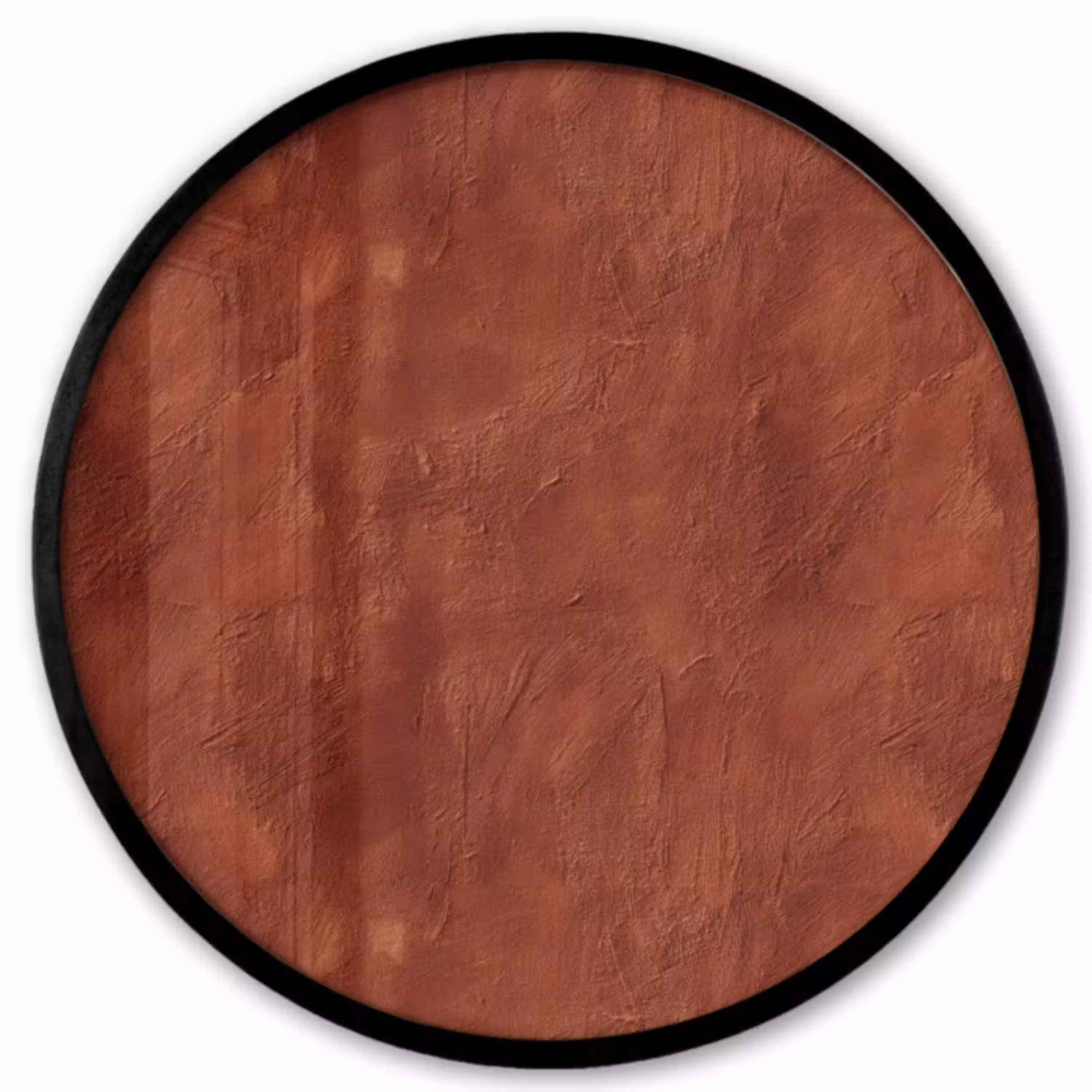 Stucwerk - Textuur  - Terracotta Fotolijst rond zonder passe partout klein 856 -3d