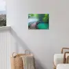 Brug - Water - Rivier - Bos tuinposter los doek klein -sfeer8