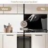 Kaas - Pasta - Rasp keuken achterwand 2 middel -voor-na2_NL