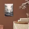 Mistig - Berglandschap - Illustratie plexiglas 5mm klein -sfeer5
