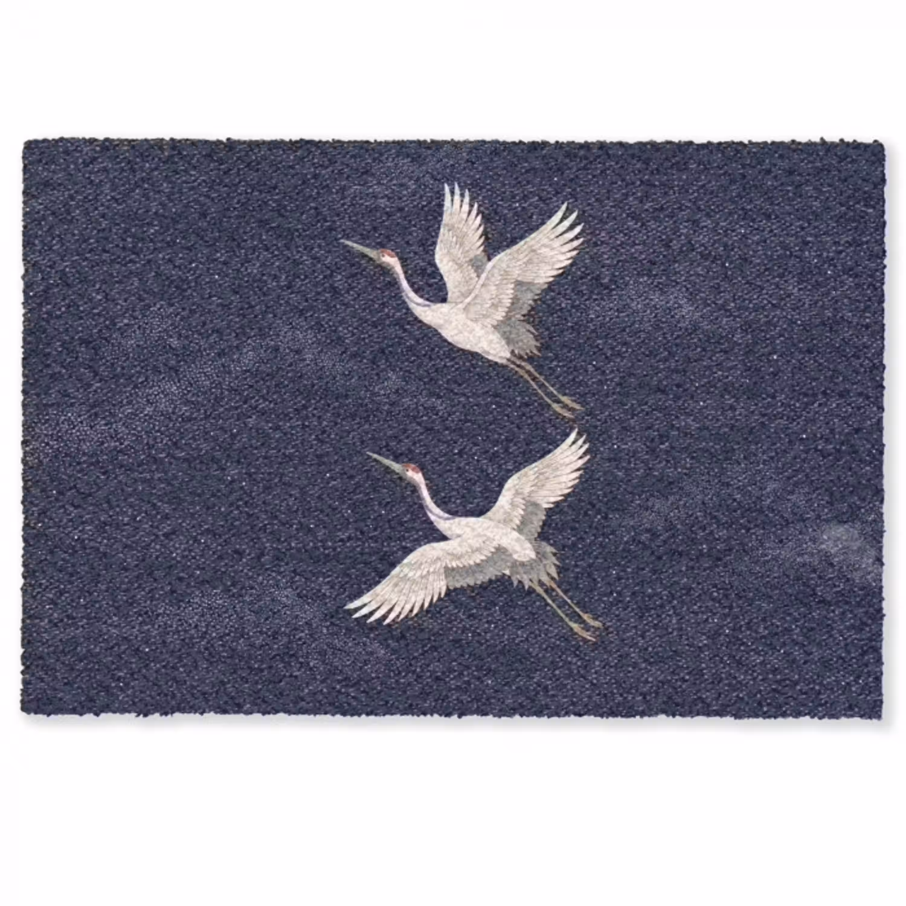 Kraanvogels - Nachthemel - Blauw Deurmat klein -zkaufland3d