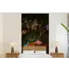 Vaas met bloemen - Schilderij van Rachel Ruysch fotobehang vinyl groot -bed