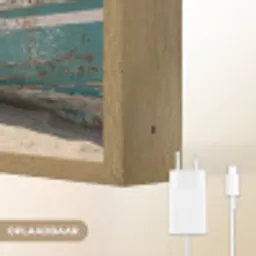 Boot - Zandstrand - Zee Light Box met batterij (Wandlamp) middel -USP_websiteoplaadbaarNL