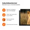 Leeuwin - Gras - Geel Inductie beschermer vinyl 3mm klein -zzzzzzz-td-ups