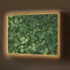 Groen - Bladeren - Kartel - Zonlicht Light Box met batterij (Wandlamp) middel -z3d_website