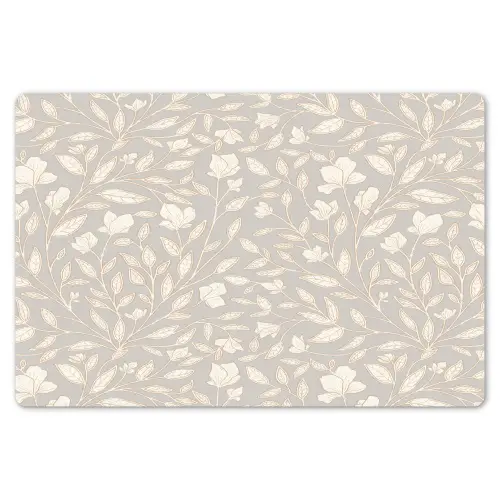 Bloemen - Steel - Blaadjes Placemat vinyl groot 368 -zzsfeer1_Kitchenyeah-website