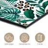Dierenprint - Panter - Bladeren - Tropisch - Jungle aluminium wit klein -closeup_NL