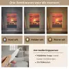 Savanne - Olifanten - Zonsondergang Light Box met kabel (Tafellamp) klein -USP_lichtkleurNL