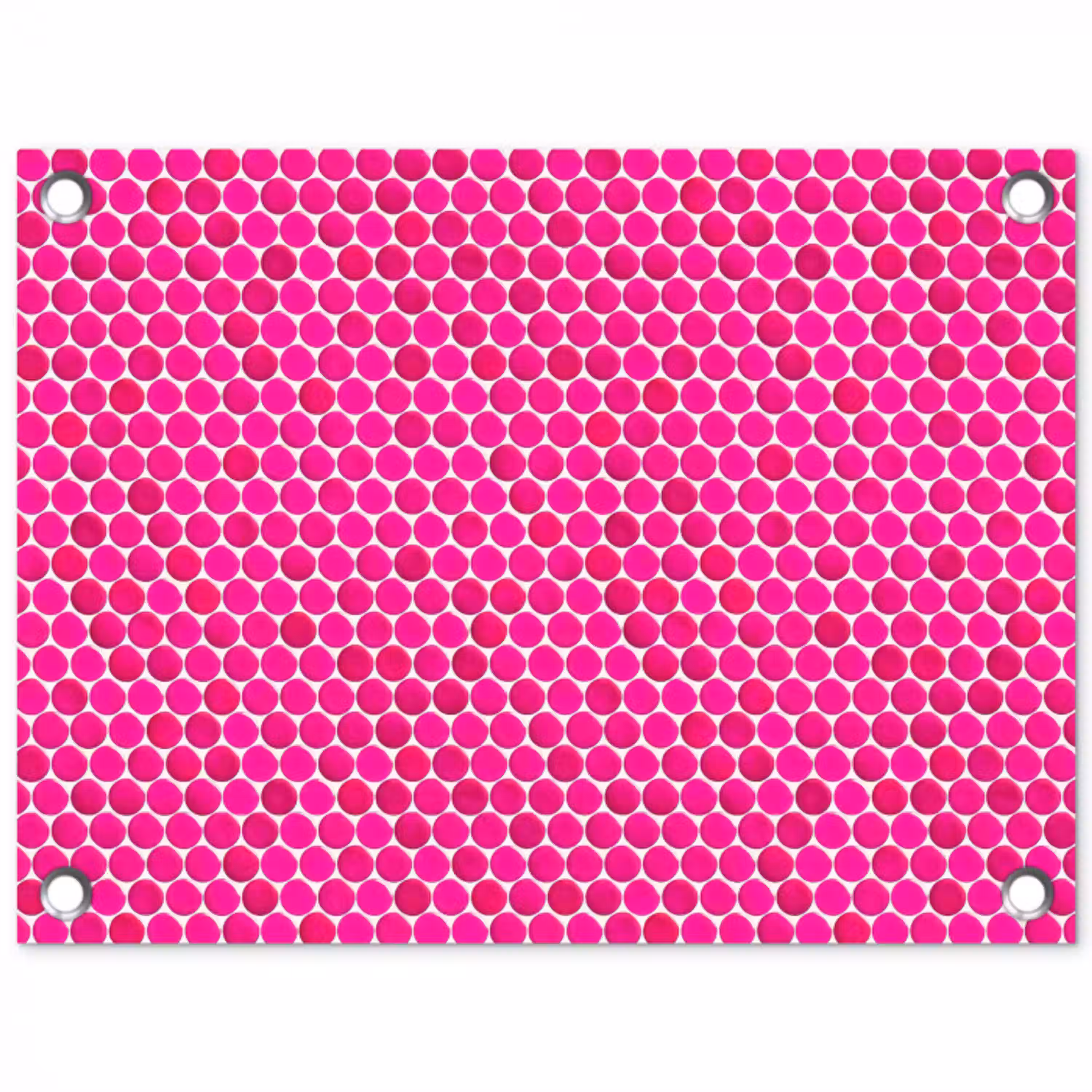 Penny - Mozaïek - Felroze tuinposter los doek klein 239 -3d