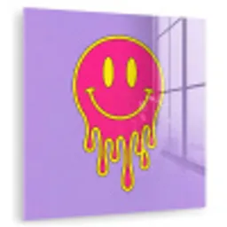 Smiley - Drip - Neon plexiglas 5mm klein -zzzproduct_nieuw