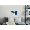 Zwaan - Wit - Snavel - Illustratie Muursticker klein -slaapkamer