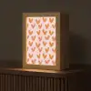 Hartjes - Getekend - Oranje Light Box met kabel (Tafellamp) klein 925 -z3d_website