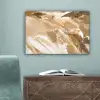 Goud - Beige - Abstract canvas 2cm klein -sfeer4