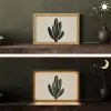 Cactus - Subtiel - Groen Light Box met kabel (Tafellamp) klein -sfeer3