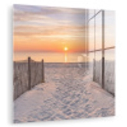 Zonsondergang - Strand - Zand plexiglas 5mm klein -zzzproduct_nieuw
