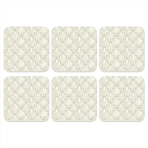 Barok - Patroon - Beige onderzetter kurk middel 366 -3d