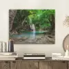 Jungle - Waterval - Planten - Water - Natuur PET vilt klein -sfeer1