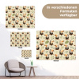Toekans - Exotisch - Kleurrijk tuinposter los doek klein 239 -Xsfeer9_DE