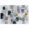 Abstract - Goud - Vormen poster papier klein -3d